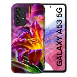 Coque Pour Samsung Galaxy A53 5G Fleur Lys Color