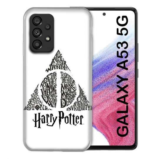 Coque Pour Samsung Galaxy A53 5G Harry Potter Hollows triangle Blanc
