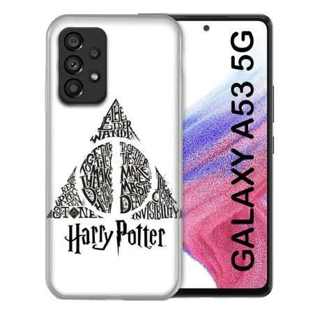Coque Pour Samsung Galaxy A53 5G Harry Potter Hollows triangle Blanc