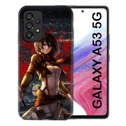 Coque Pour Samsung Galaxy A53 5G Manga Attaque Titans Mikasa