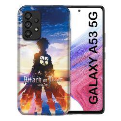 Coque Pour Samsung Galaxy A53 5G Manga Attaque Titans Soleil