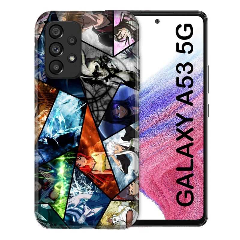 Coque Pour Samsung Galaxy A53 5G Manga Bleach Pele Mele
