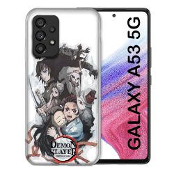 Coque Pour Samsung Galaxy A53 5G Manga Demon Slayer Blanc