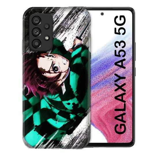 Coque Pour Samsung Galaxy A53 5G Manga Demon Slayer Tanjiro