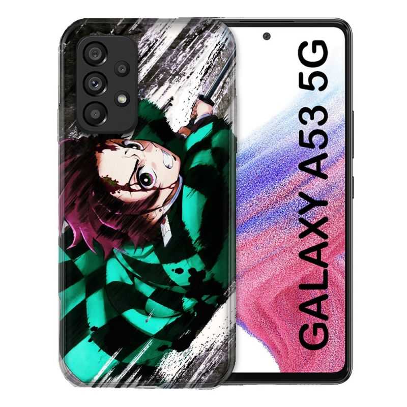 Coque Pour Samsung Galaxy A53 5G Manga Demon Slayer Tanjiro