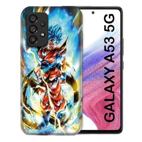 Coque Pour Samsung Galaxy A53 5G Manga Dragon Ball Sangoku Blanc