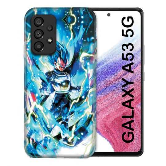 Coque Pour Samsung Galaxy A53 5G Manga Dragon Ball Vegeta Bleu