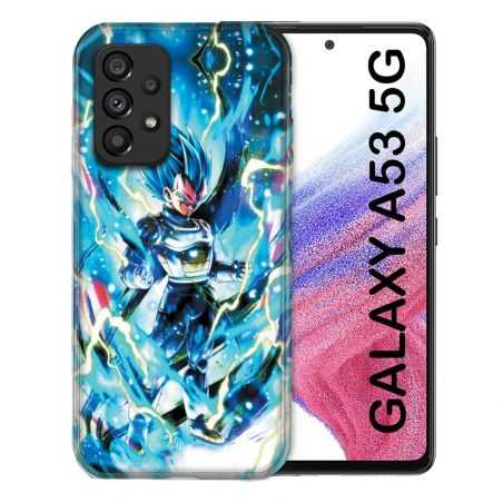 Coque Pour Samsung Galaxy A53 5G Manga Dragon Ball Vegeta Bleu