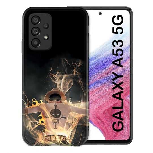 Coque Pour Samsung Galaxy A53 5G Manga One Piece Ace Noir