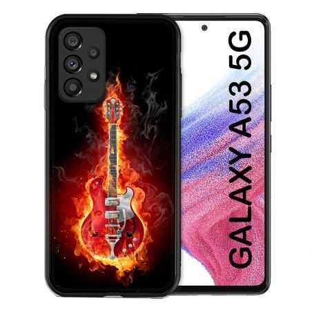Coque Pour Samsung Galaxy A53 5G Musique Guitare Electrique