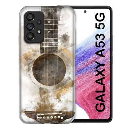 Coque Pour Samsung Galaxy A53 5G Musique Guitare Tag