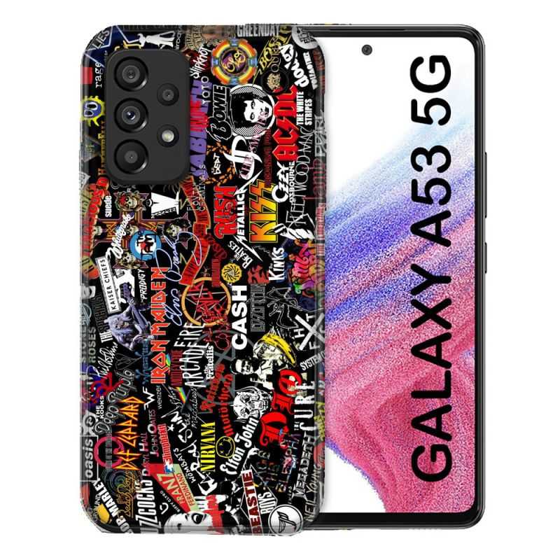 Coque Pour Samsung Galaxy A53 5G Musique Rock Groupe