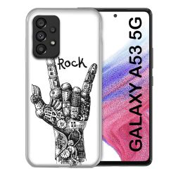 Coque Pour Samsung Galaxy A53 5G Musique Rock Main
