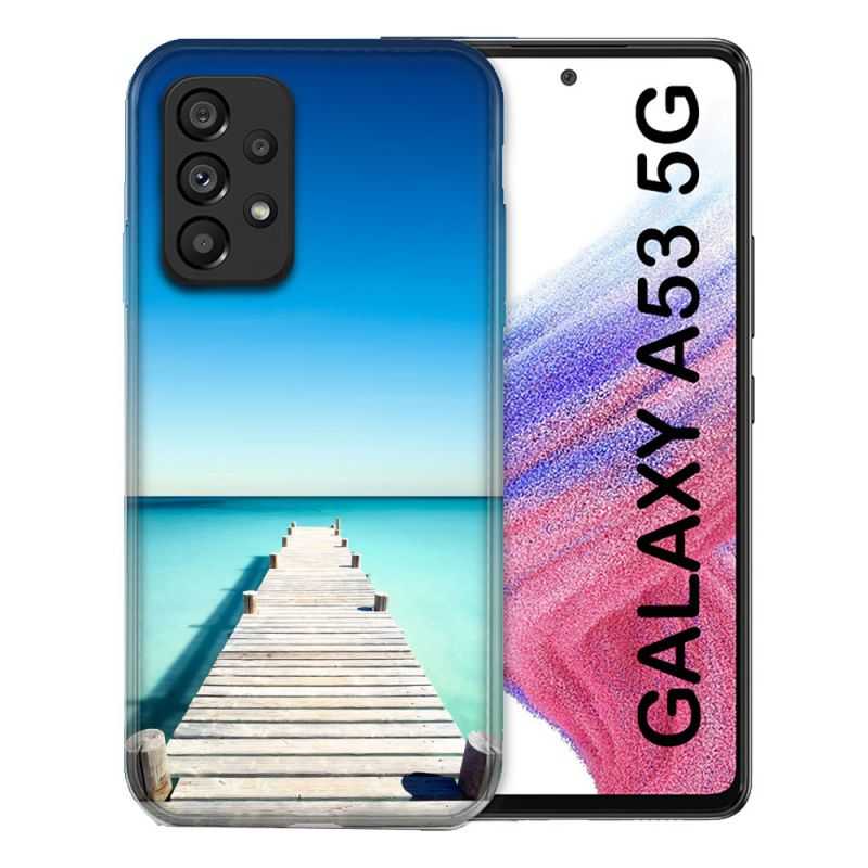 Coque Pour Samsung Galaxy A53 5G Nature Pont Mer