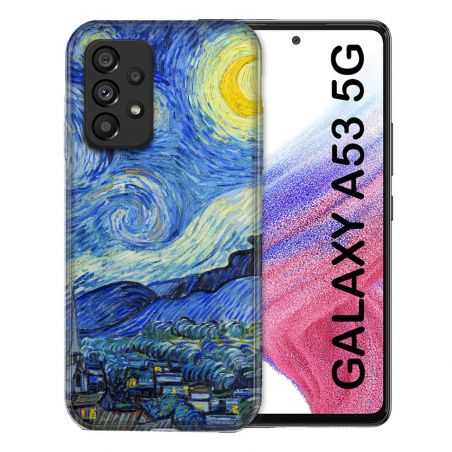Coque Pour Samsung Galaxy A53 5G Peinture La nuit étoilée
