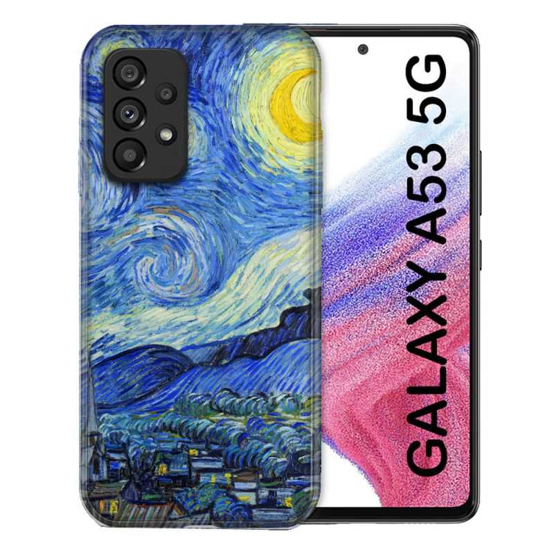 Coque Pour Samsung Galaxy A53 5G Peinture La nuit étoilée
