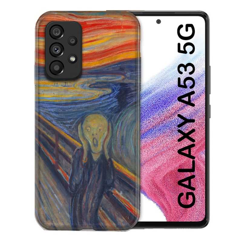 Coque Pour Samsung Galaxy A53 5G Peinture Le Cri