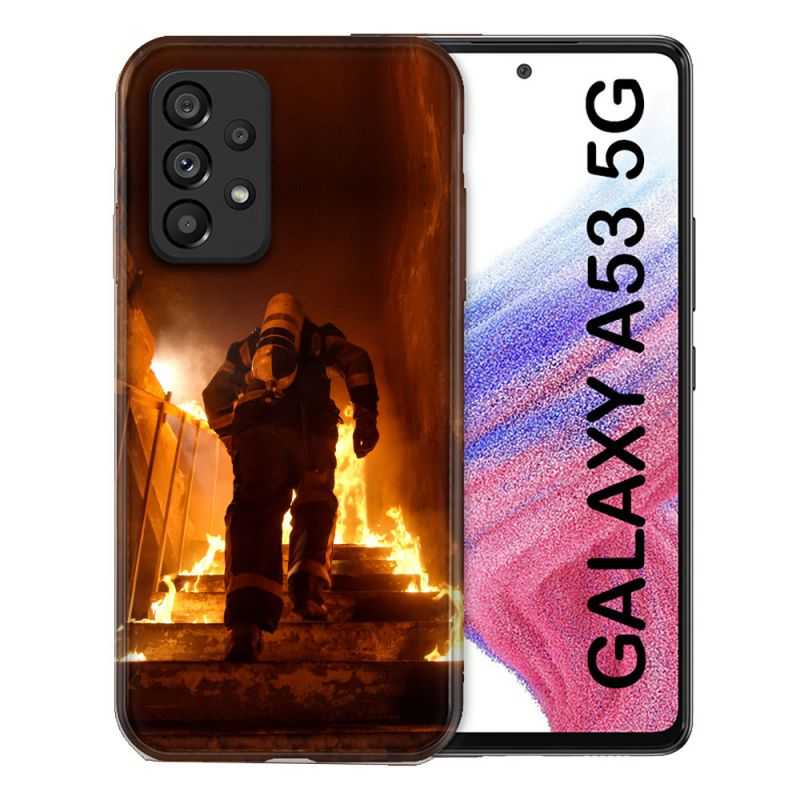 Coque Pour Samsung Galaxy A53 5G Pompier Escalier