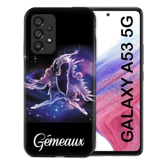 Coque Pour Samsung Galaxy A53 5G Signe Zodiaque 2 Gémeaux
