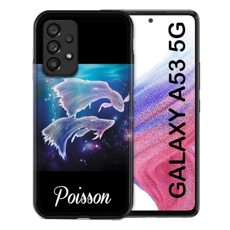 Coque Pour Samsung Galaxy A53 5G Signe Zodiaque 2 Poisson