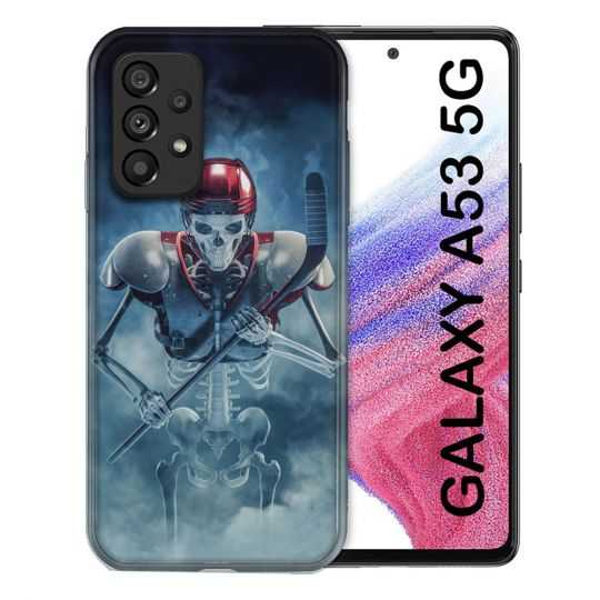 Coque Pour Samsung Galaxy A53 5G Sport Hockey Squelette