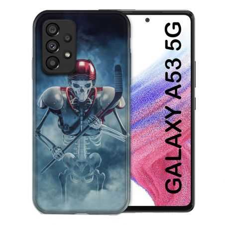 Coque Pour Samsung Galaxy A53 5G Sport Hockey Squelette