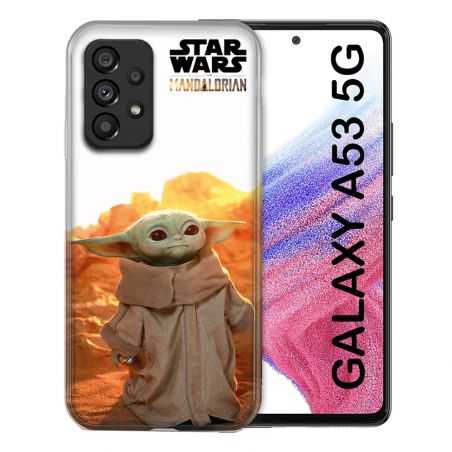 Coque Pour Samsung Galaxy A53 5G Star Wars - Yoda bebe soleil