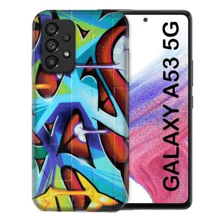 Coque Pour Samsung Galaxy A53 5G Street Art Graf Color