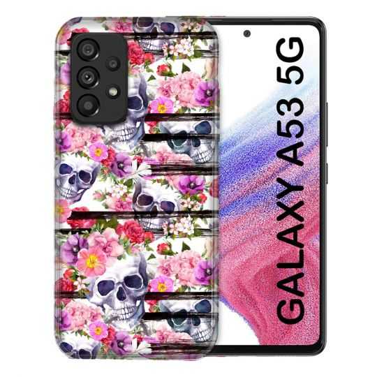 Coque Pour Samsung Galaxy A53 5G Tete de Mort Pattern