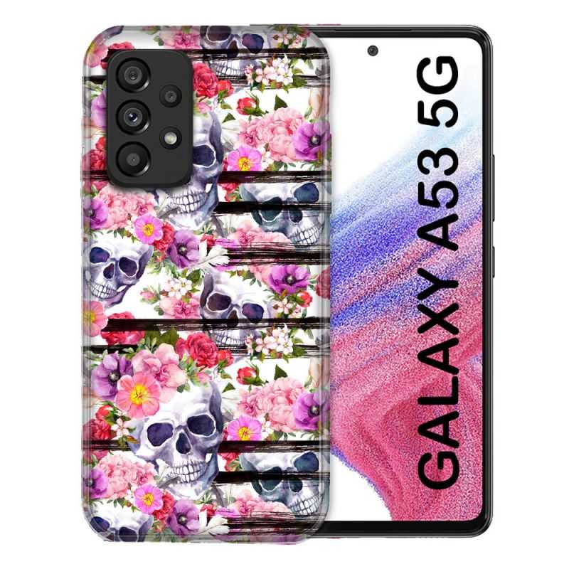 Coque Pour Samsung Galaxy A53 5G Tete de Mort Pattern
