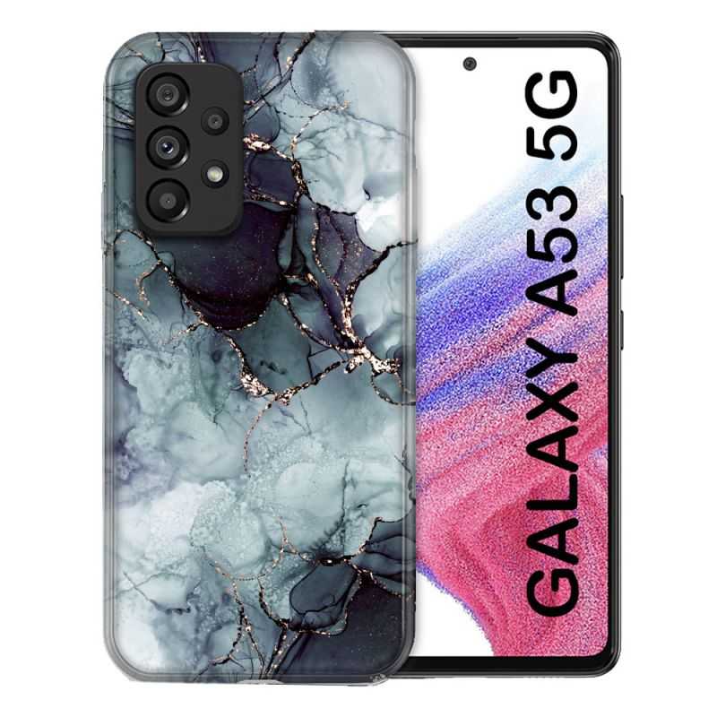 Coque Pour Samsung Galaxy A53 5G Texture Marbre Gris