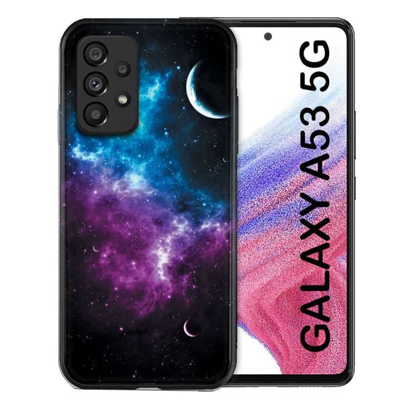 Coque Pour Samsung Galaxy A53 5G Univers Bleu Violet