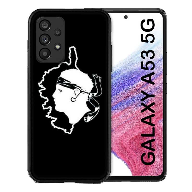 Coque Pour Samsung Galaxy A53 5G Voyage Corse Noir