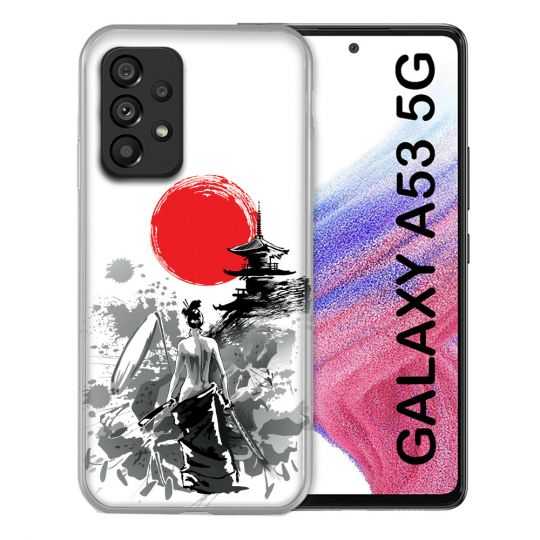 Coque Pour Samsung Galaxy A53 5G Voyage Japon Femme