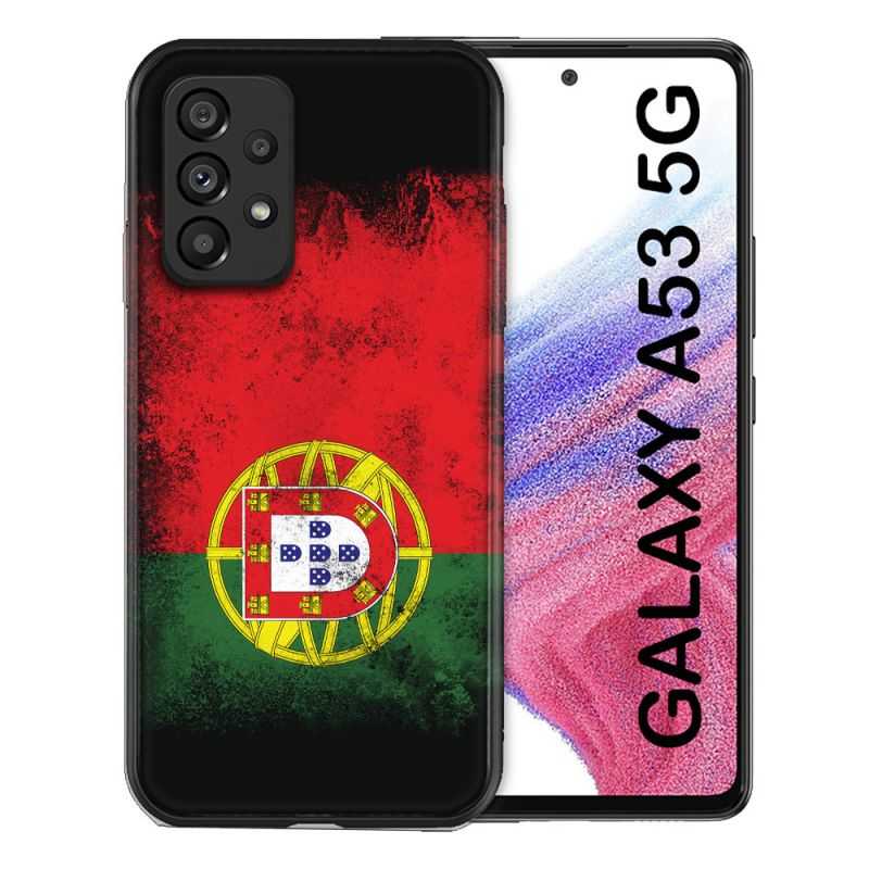 Coque Pour Samsung Galaxy A53 5G Voyage Portugal Drapeau