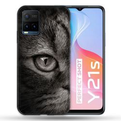 Coque Pour Vivo Y21 / Y21S / Y33S Animal Chat Gris