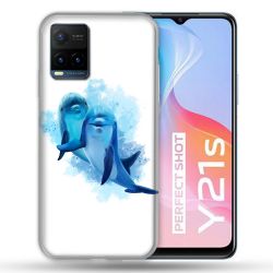 Coque Pour Vivo Y21 / Y21S / Y33S Animal Dauphin Duo