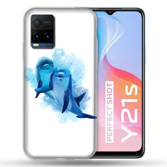 Coque Pour Vivo Y21 / Y21S / Y33S Animal Dauphin Duo