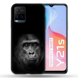 Coque Pour Vivo Y21 / Y21S / Y33S Animal Gorille Noir