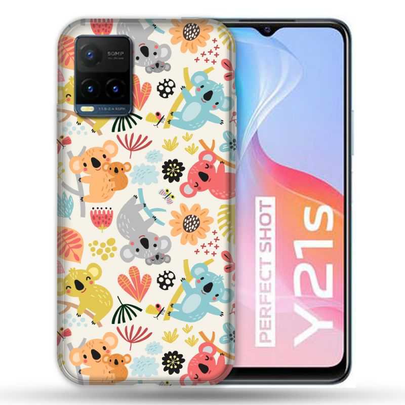 Coque Pour Vivo Y21 / Y21S / Y33S Animal Koala Pattern