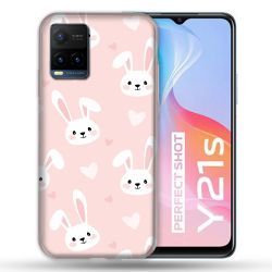 Coque Pour Vivo Y21 / Y21S / Y33S Animal Lapin Rose