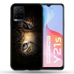 Coque Pour Vivo Y21 / Y21S / Y33S Animal Leopard Yeux