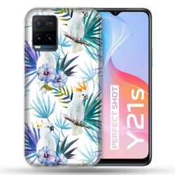Coque Pour Vivo Y21 / Y21S / Y33S Animal Perroquet Peinture