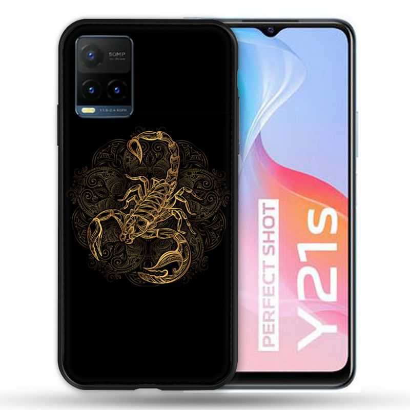 Coque Pour Vivo Y21 / Y21S / Y33S Animal Scorpion Fresque