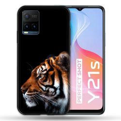 Coque Pour Vivo Y21 / Y21S / Y33S Animal Tigre Noir
