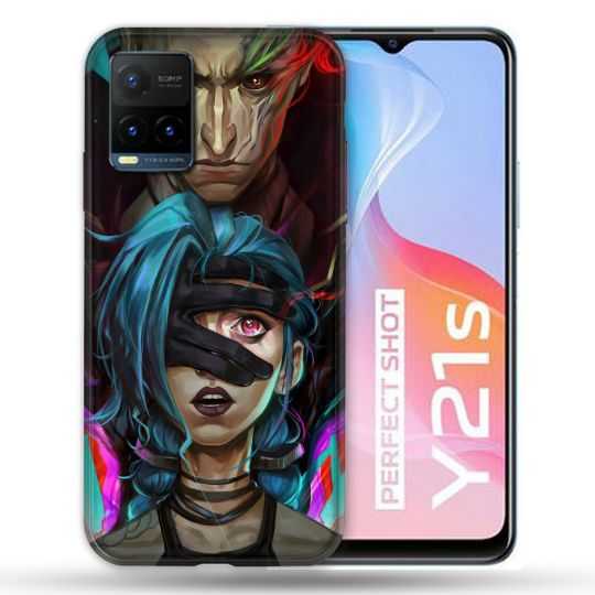 Coque Pour Vivo Y21 / Y21S / Y33S Arcane Jynx Bleu