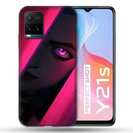 Coque Pour Vivo Y21 / Y21S / Y33S Arcane Jynx Rose