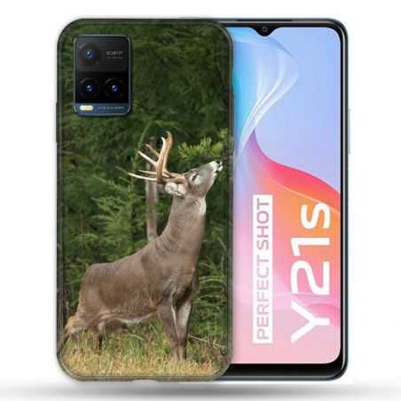 Coque Pour Vivo Y21 / Y21S / Y33S Chasse Cerf