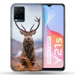 Coque Pour Vivo Y21 / Y21S / Y33S Chasse Chevreuil Montagne