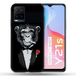 Coque Pour Vivo Y21 / Y21S / Y33S Decale Singe Mafia